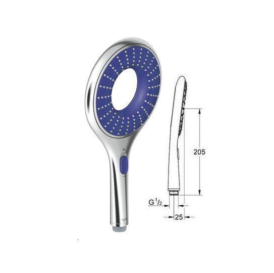 Grohe - Rainshower Icon Hand Shower Chrome/Blue - 27449 - 27449000 