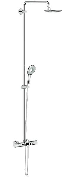 Grohe Rainshower® Icon System 190 Shower System With Bath Thermostat For Wall Mounting - 27643000
