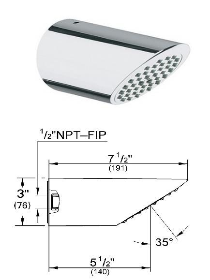 Grohe - Sena - Shower Head 9.5 (lpm) - 28305000 - 28305