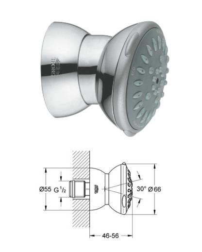 Grohe - Movario - Side Shower Dual HP - 28514000 - 28514