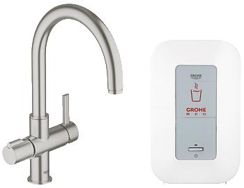 Grohe Red Duo Faucet And Single-Boiler (4 Liters) - 30058DC0
