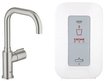 Grohe Red Mono Pillar Tap And Single-Boiler (4 Liters) - 30155DC0