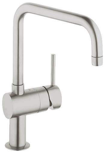 Grohe - Minta - Sink Mixer Swivel Spout HP - Supersteel - 32488DC0 - 32488 DC0