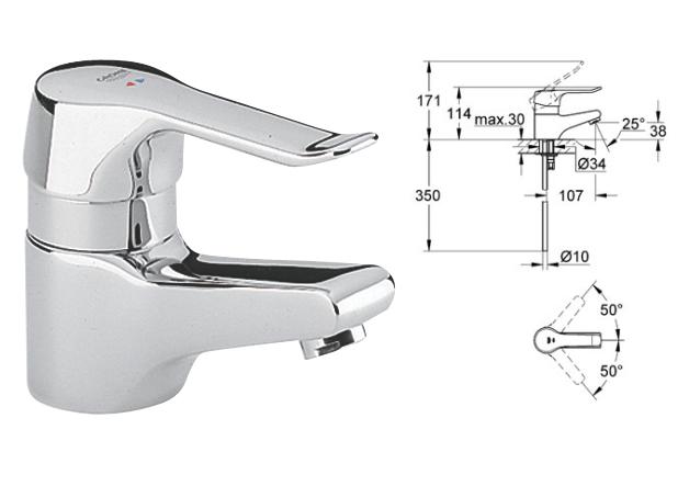 Grohe - Euroeco Special Single-Lever Basin Mixer - 33124000 - 33124 - DISCONTINUED 