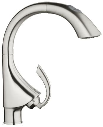 Grohe - K4 1/2" Sink Mixer Stainless Steel - 33782SD0 - 33782 SD0 