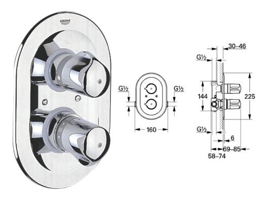 Canberra Zij zijn rollen Grohe - Automatic 2000 Special Shower Mixer, 1/2" - 34932000 - 34932 -  Supremeplumb.com