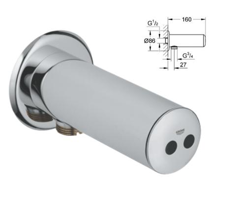 Grohe - Europlus E - Infra-Red Basin Wall Mounted - 36021000 - 36021