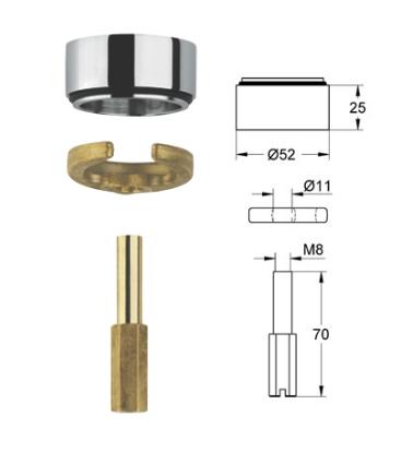 Grohe - Socket For Spout Elevation - 36210000 - 36210