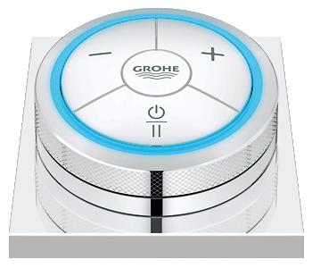 Grohe F-digital Digital Controller With Square Base Plate Remote Controller For Bath Or Shower - 36355000