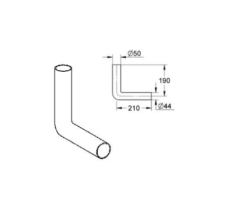 Grohe - Flush Pipe - Alpine White - 37101SH0 - 37101 SH0 - SOLD-OUT!! 