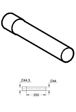 Grohe - Flush Pipe Extension - Alpine White - 37106SH0 - 37106 SH0