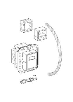 Grohe Roughing-In-Set For Radar-Electronic - 38387000