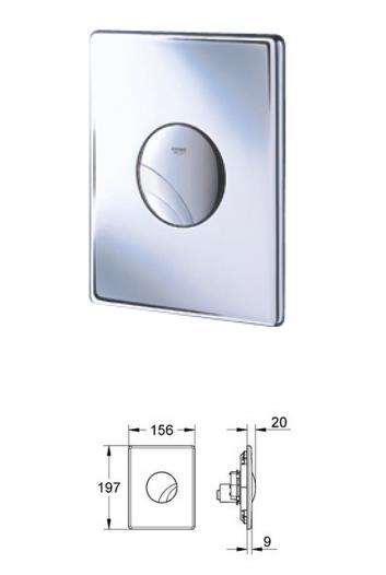 Grohe - Chiara - Wall Plate - 38668000 - 38668