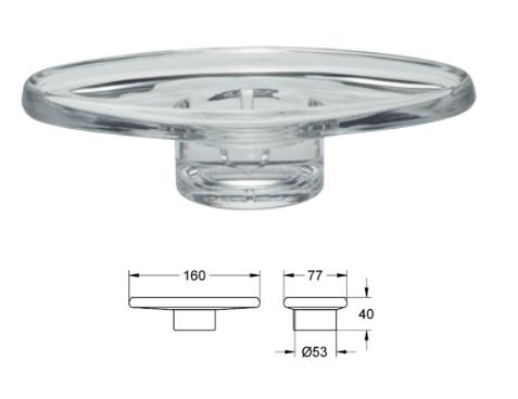 Grohe - Chiara Crystal Soap Dish - 40166000 - 40166