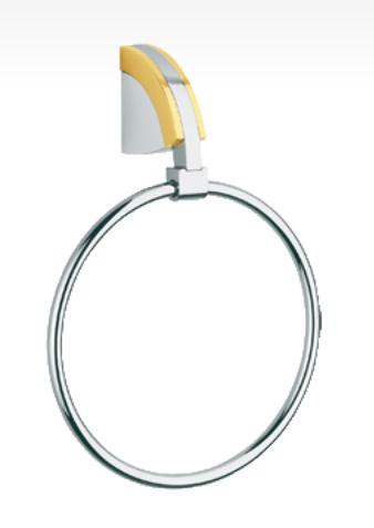 Grohe Chiara Towel Ring Chrome / Gold Finish - 40197IG0