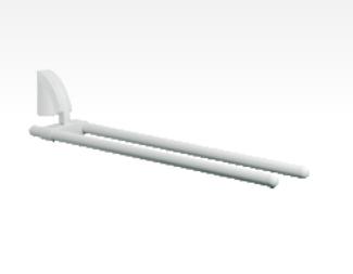 Grohe Chiara Towel Rail 2-arm White - 40198L00