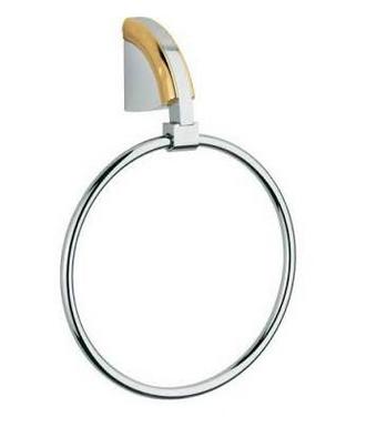 Grohe Sentosa Towel Ring Chrome Plated / Gold Finish - 40227IG0