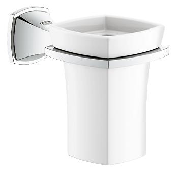 Grohe Grandera Holder With Ceramic Tumbler - 40626000