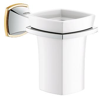 Grohe Grandera Holder With Ceramic Tumbler - 40626IG0