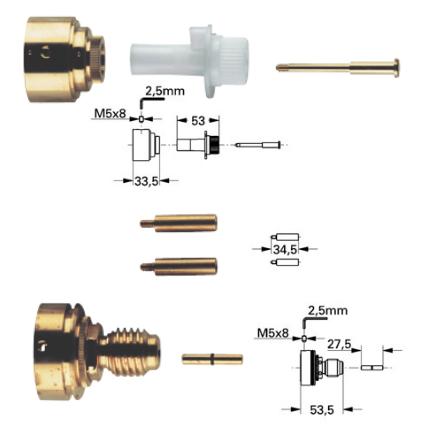 Grohe - Grohtherm 3000 - Extension Set 27.5mm - 47359000 - 47359