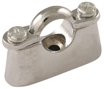 Chrome Plated 42mm Brass Hospital Bracket - HB42CP