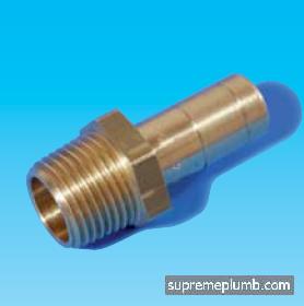 Hep2O Adaptor - Male BSP TO PLASTIC Spigot - 22mm x 3/4" - 243322