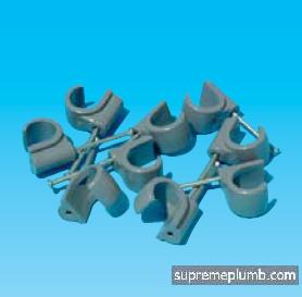 Hep2O Pipe Clip - Cable Type 22mm (pk50)- 242562GY