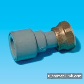 Hep2O SlimLine Straight Tap Connector - 15mm x 1/2" - 243261