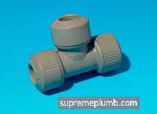 Hep2O Equal Tee - 15mm - 243102 - DISCONTINUED 