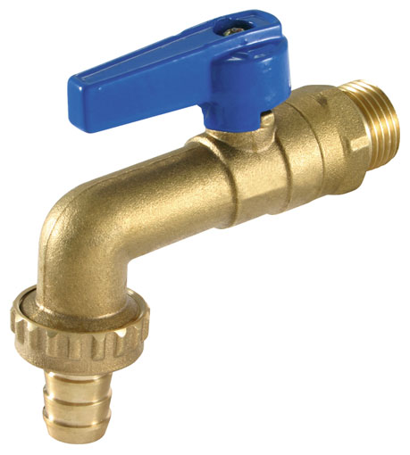 Hose Union Quarter Turn Bibtap Brass - HU12Q