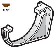 Half Round Brown Gutter Facia Bracket - RK1-BR