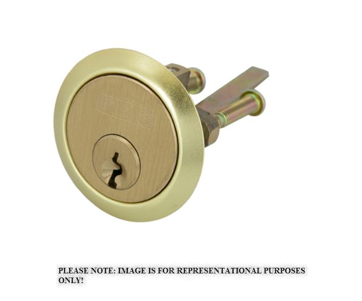 Yale Brass Replacement Rim Lock Cylinder With 2 Keys 