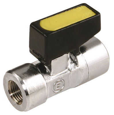 1/8" BSP Fi x Fi Mini Gas Ball Valves- MB395 - DISCONTINUED 