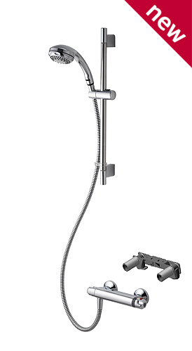 Aqualisa Midas 100 Exposed E-Bar Shower Mixer