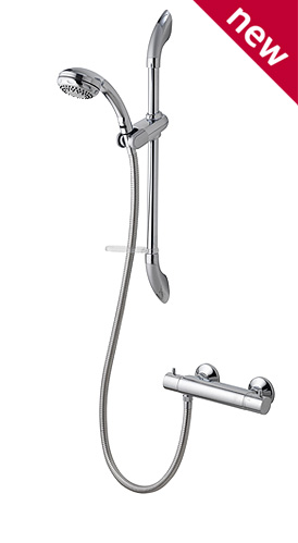 Aqualisa Midas 200 Exposed Bar Shower Mixer - Low Pressure