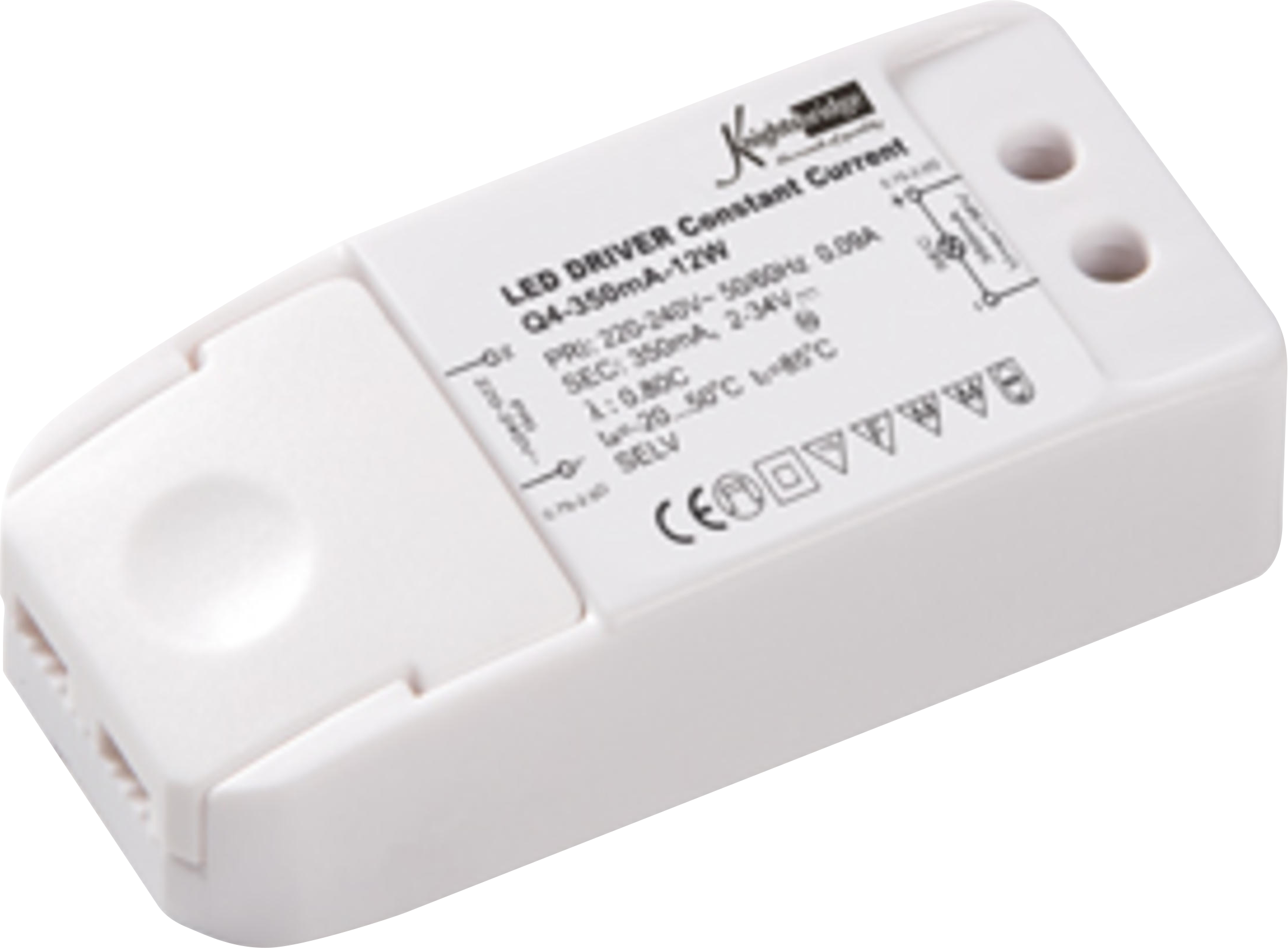 IP20 350mA 12W Constant Current LED Driver - 1W350A 
