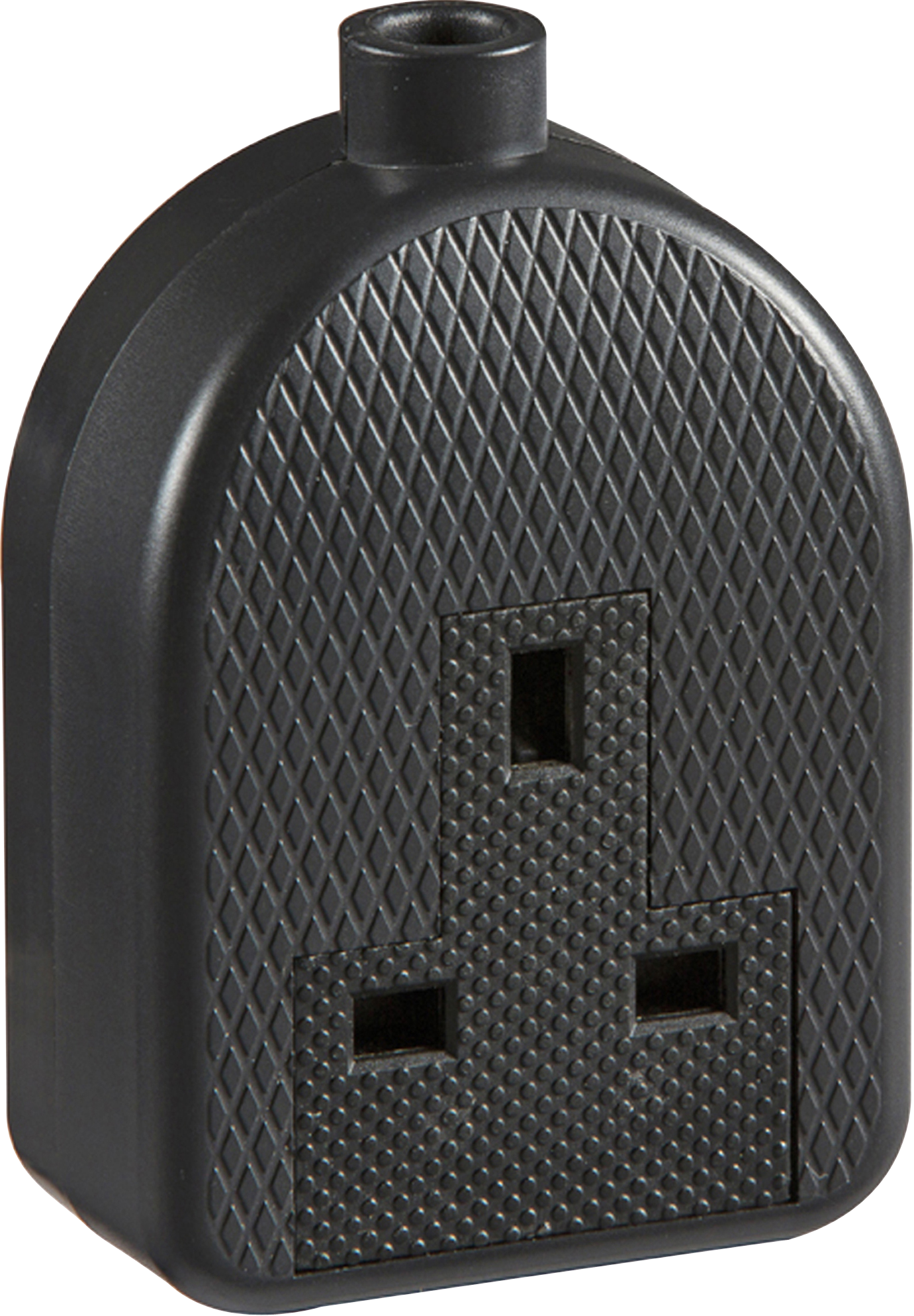 13A 1G Trailing Socket - Black - 2013B 