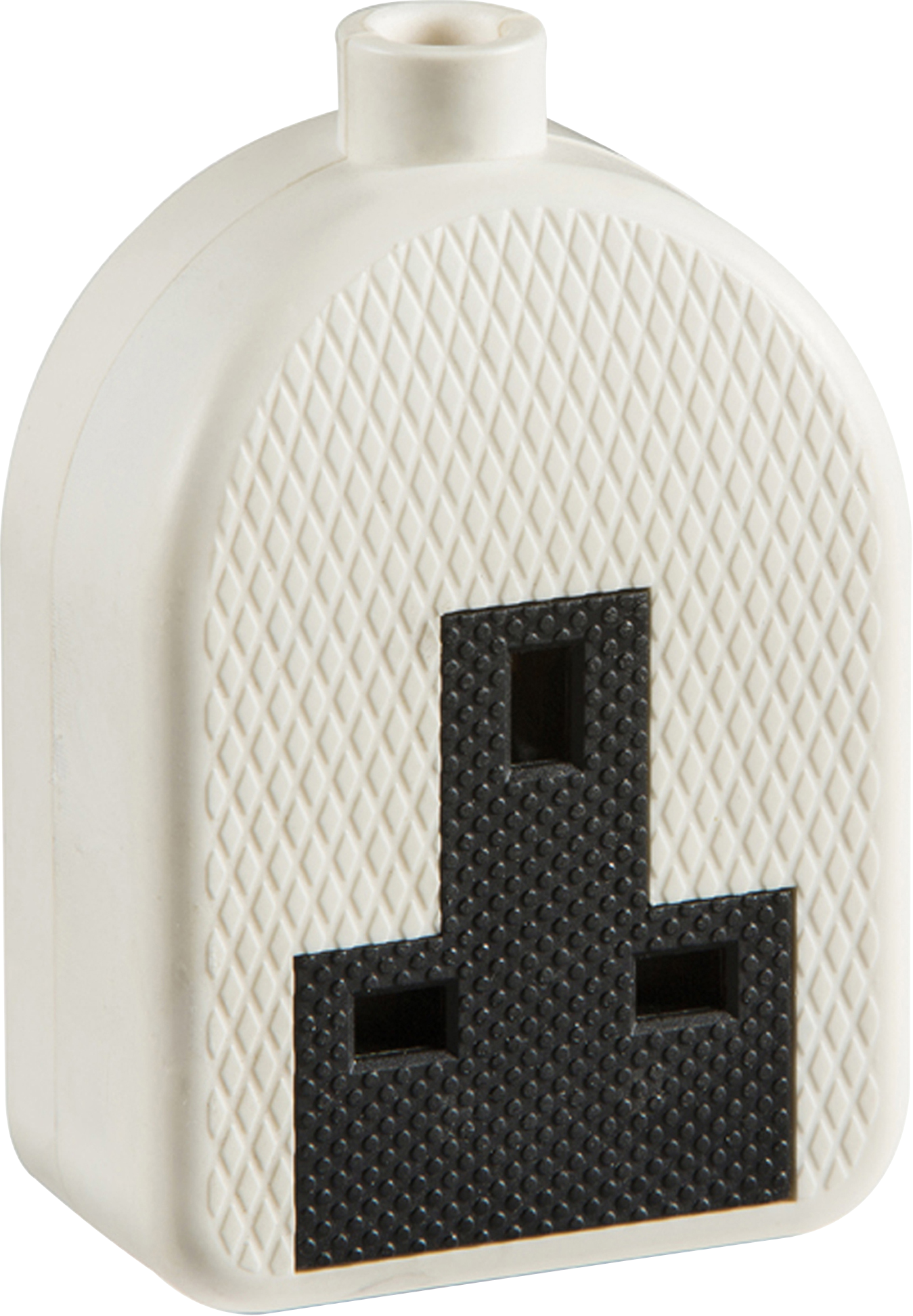 13A 1G Trailing Socket - White - 2013W 