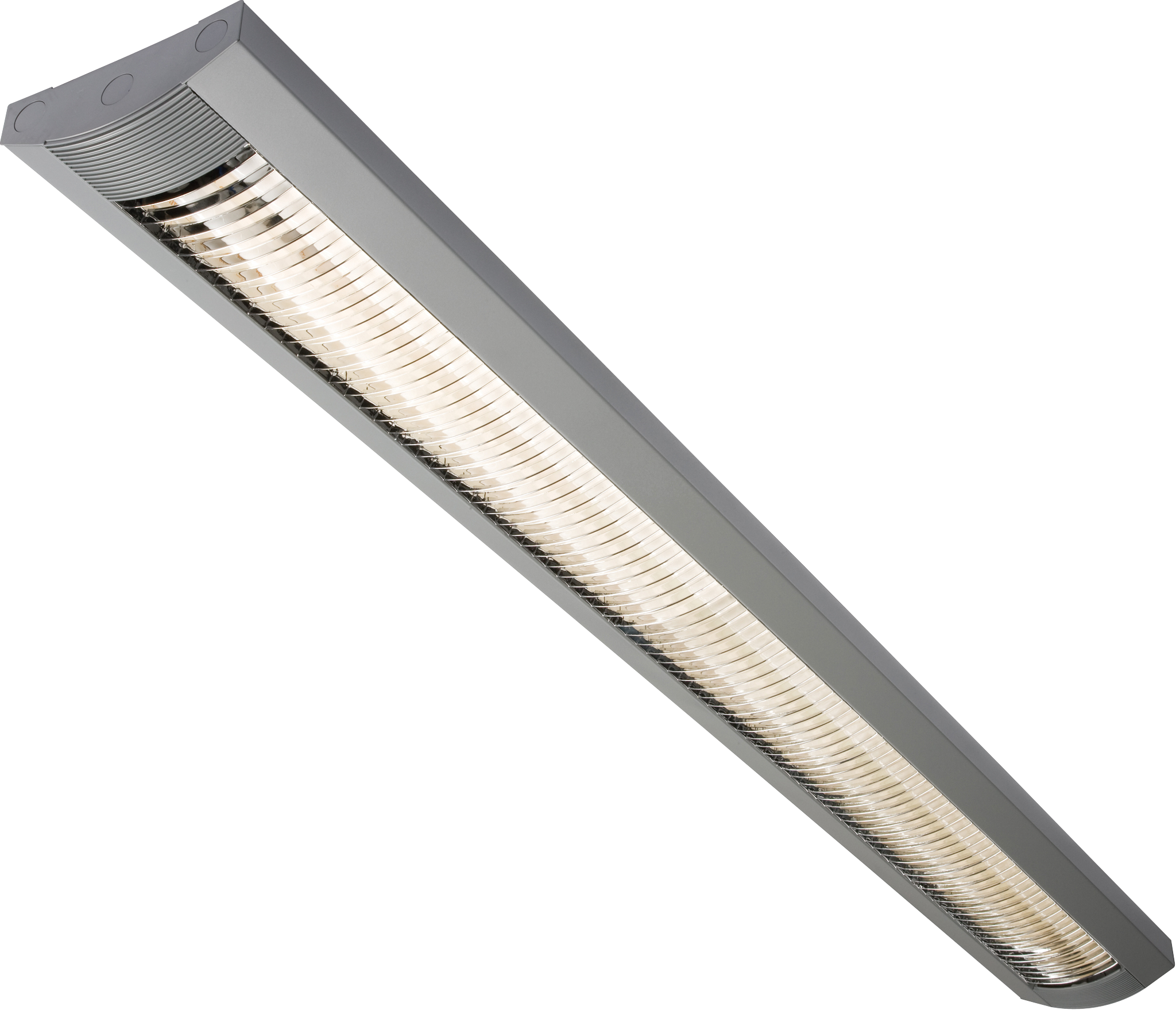 230V IP20 2x58W 5ft Surface Mounted HF Fluorescent Fitting Grey - 5FTFLG 