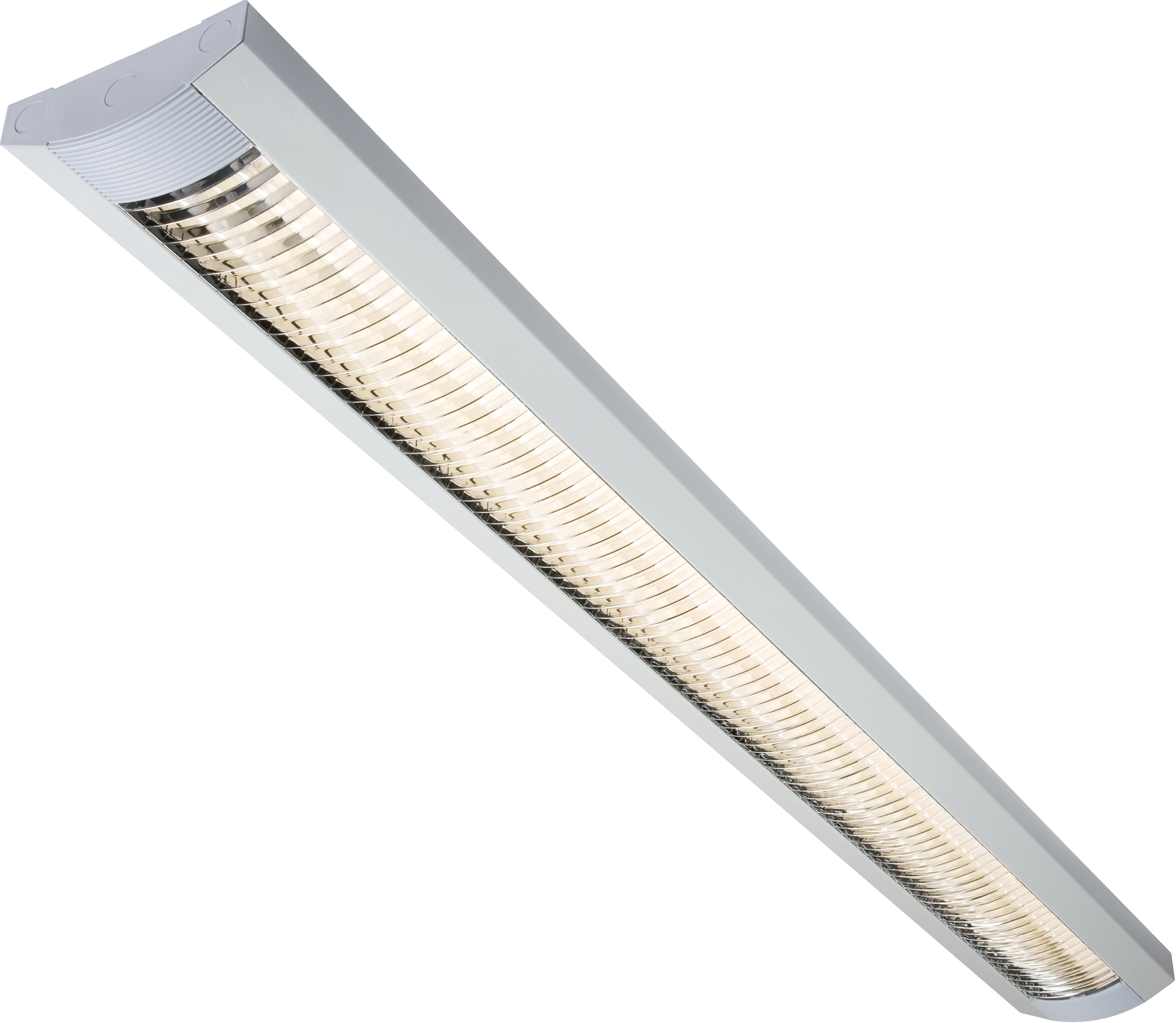 230V IP20 2x58W 5ft Surface Mounted HF Fluorescent Fitting White - 5FTFLW 