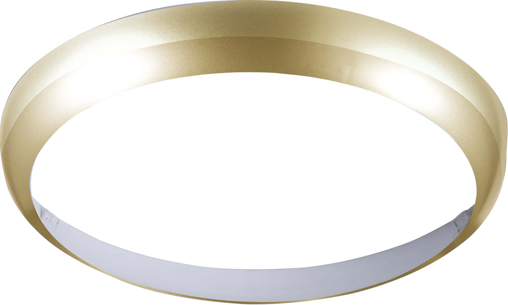 Matt Brass Bezel For 14W BF LED Bulkhead 300mm - BF14BBR 