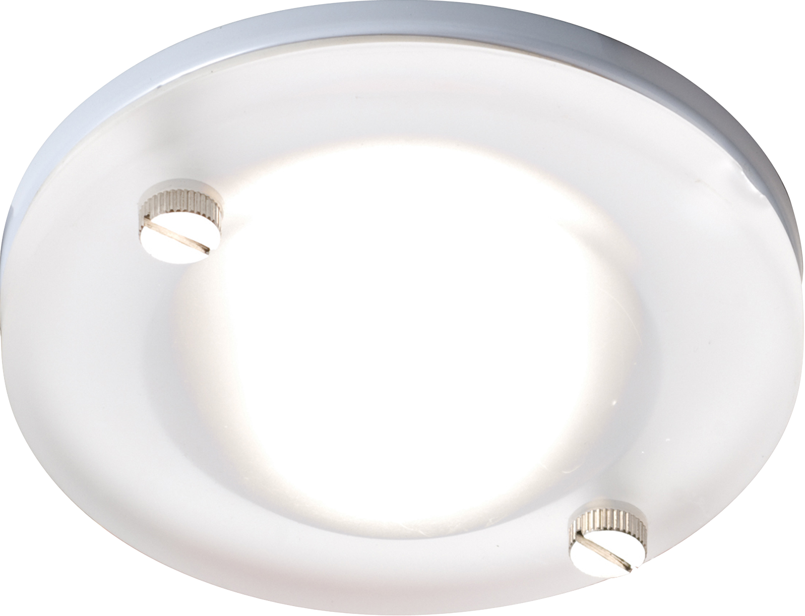 IP65 GU10 50W Round Frosted Glass Downlight In White - CH14GURF 