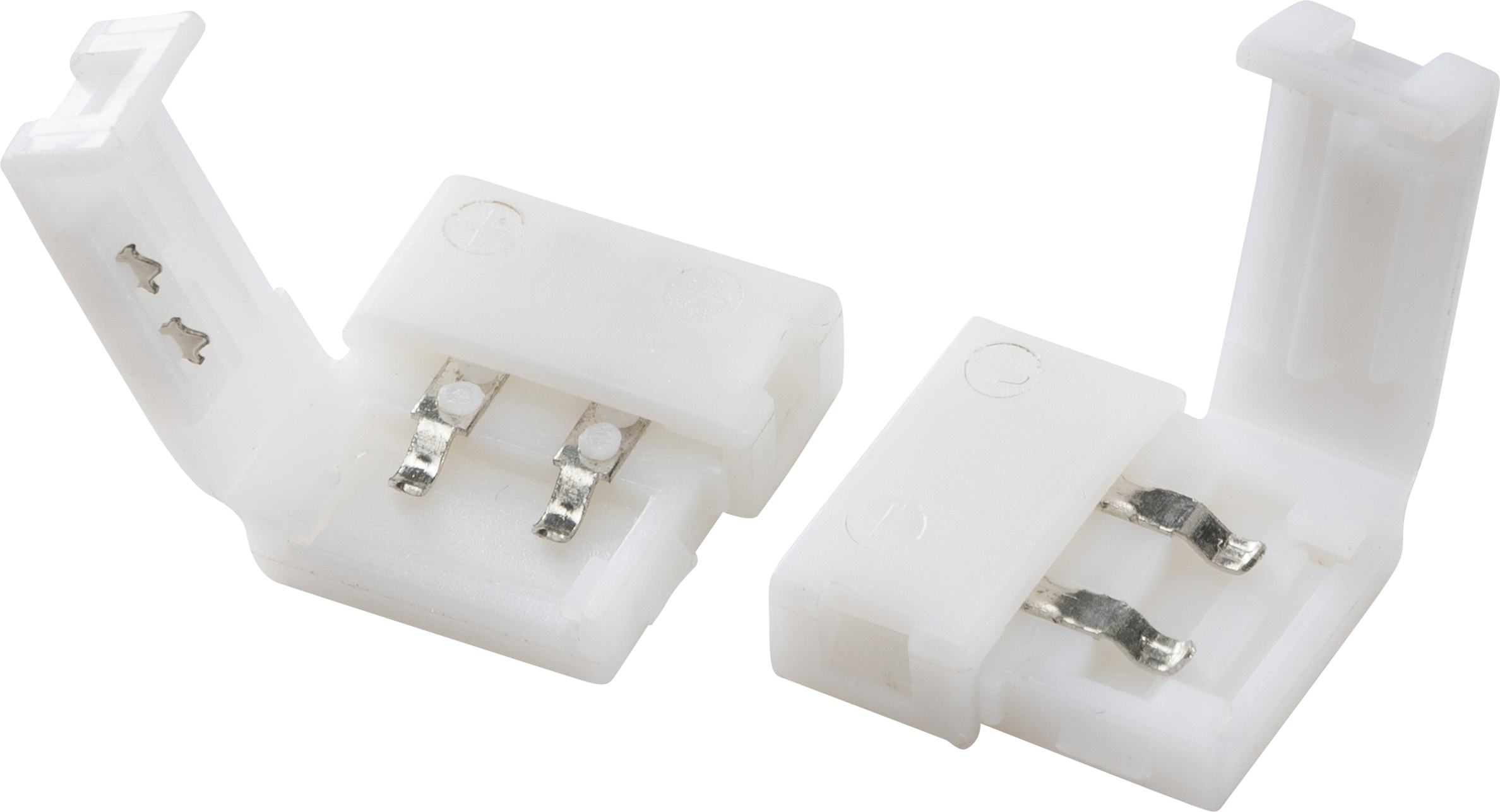 12V / 24V LED Flex Connector - Pack Of 2 - Single Colour - CON2P 12V / 24V LED Flex Connector - Pack Of 2 - Single Colour - CON2P