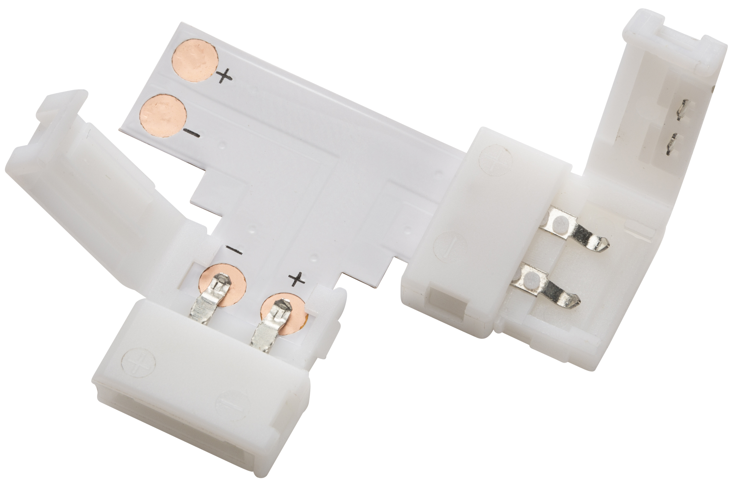 12V / 24V LED Flex 3-way Connector - Single Colour - CONT2P 