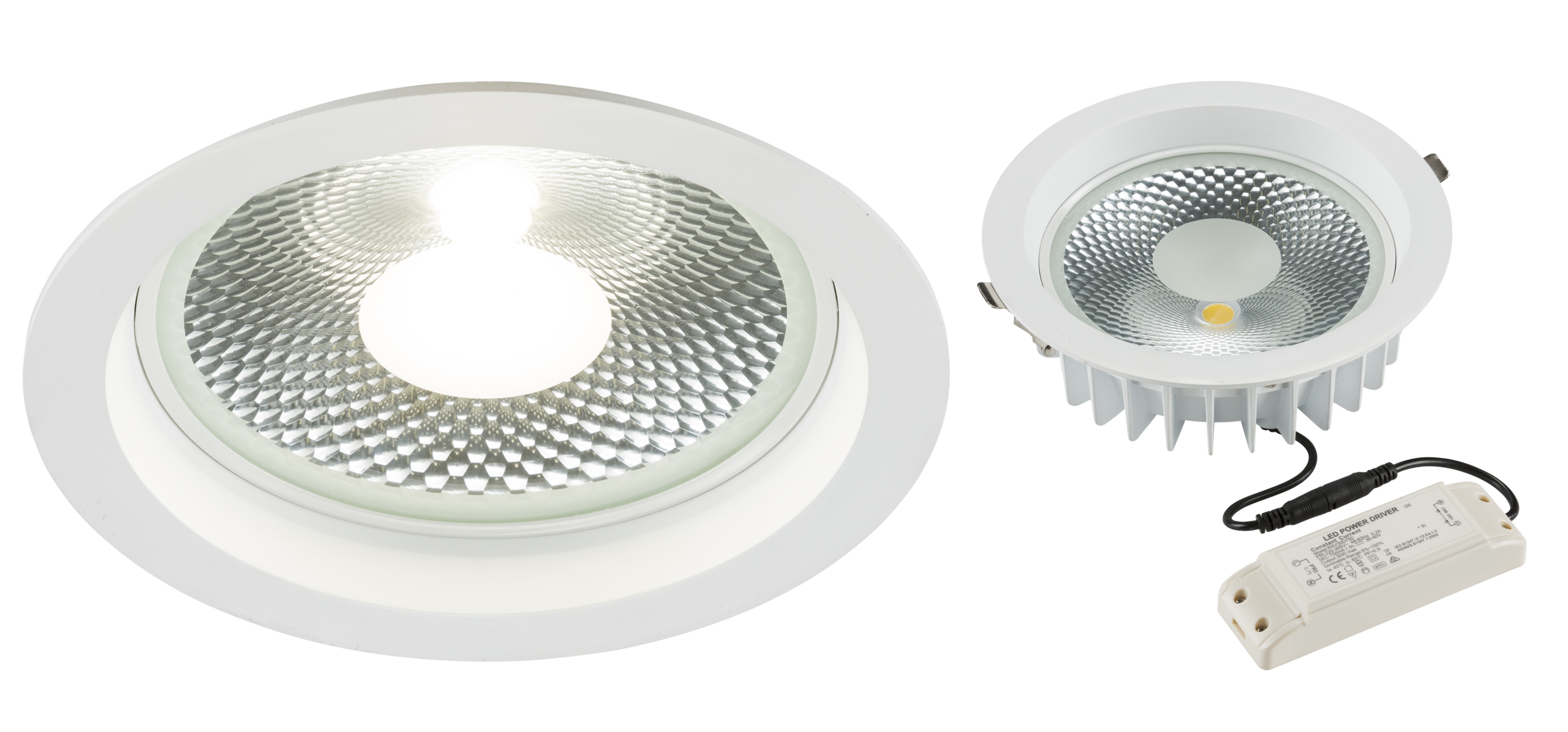 230V 30W COB LED Recessed Commercial Downlight 4000K - CRDL30 