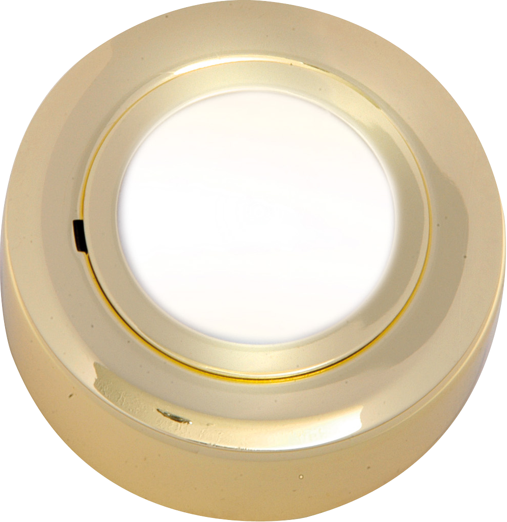 IP20 12V L/V Brass Cabinet Fitting Surface Or Recessed (lamp Included) - CRF02B 