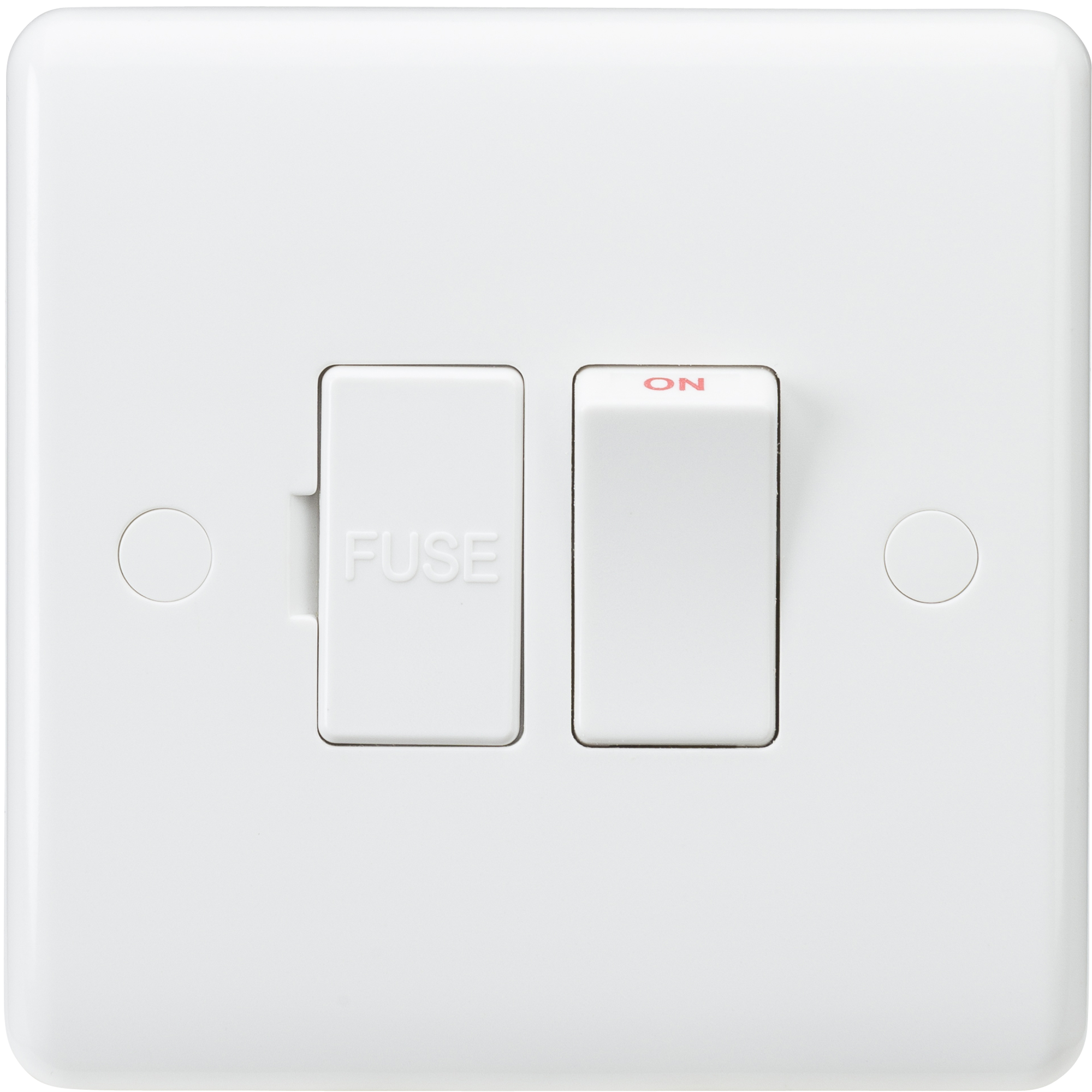 Curved Edge 13A Switched Fused Spur Unit - CU6300 