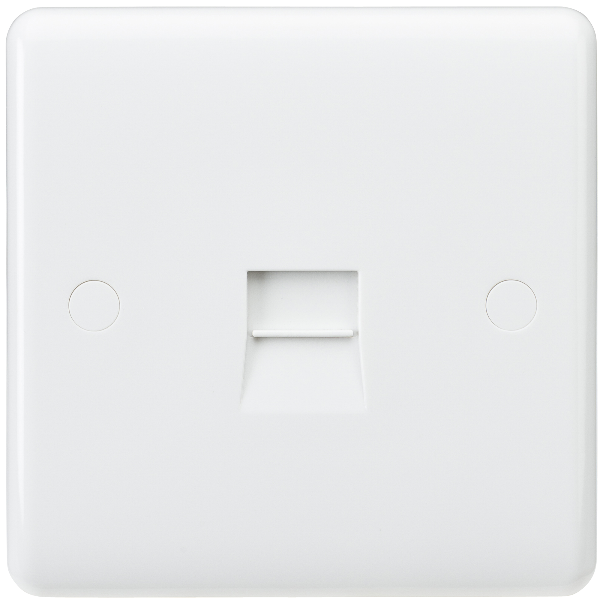 Curved Edge Telephone Master Socket - CU7300 