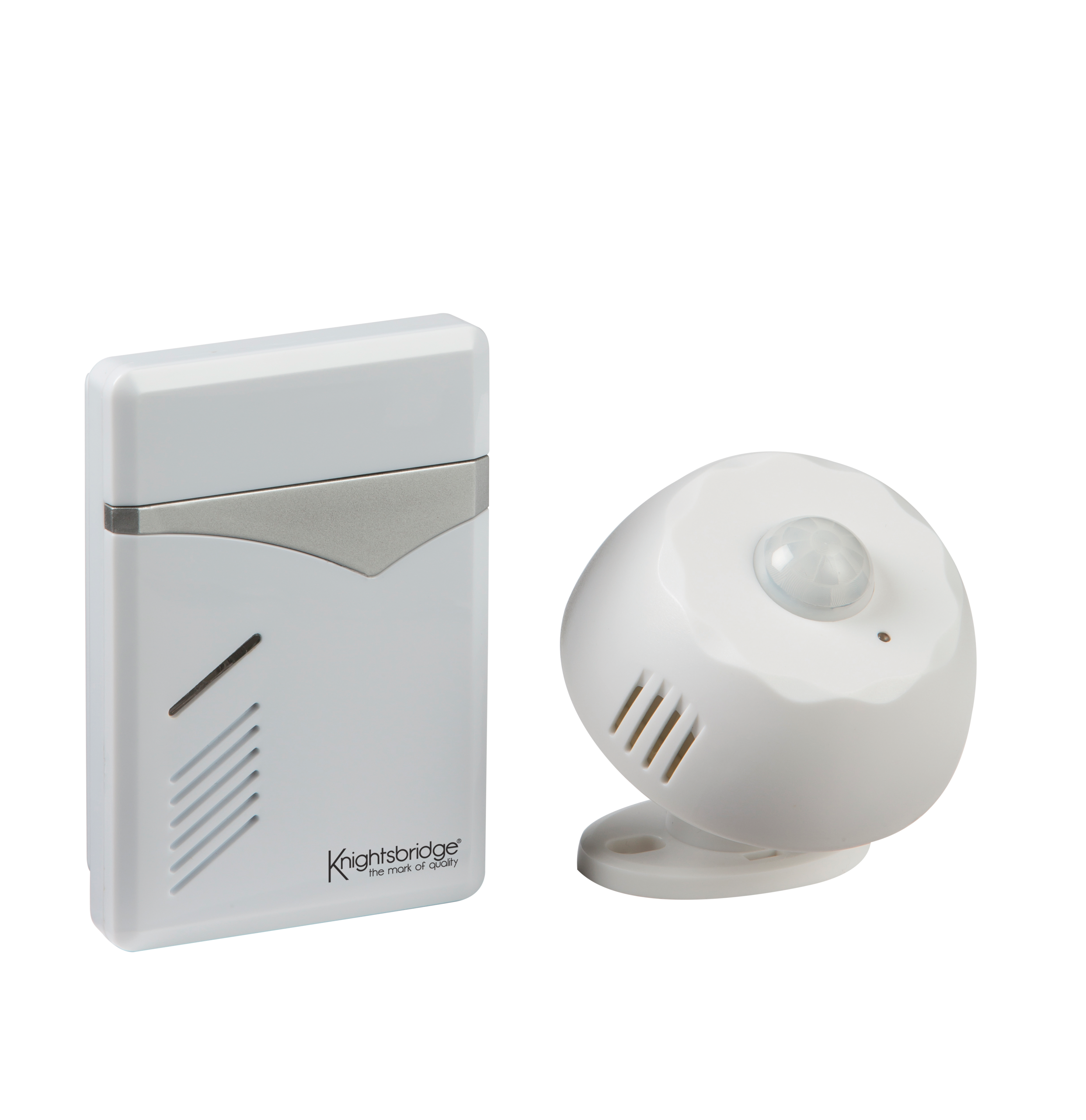 White Wireless PIR Door Chime (100m Range) - DC006 