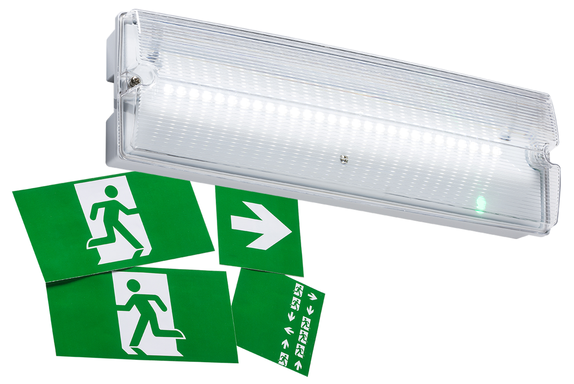 230V IP65 3W LED Emergency Bulkhead - EMLED4 